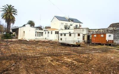 Se inició la construcción de una nueva pileta en el Centro de Rehabilitación