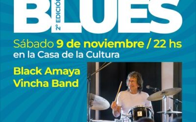 SEGUNDA EDICIÓN DEL TRENQUE BLUES CON LA PARTICIPACIÓN DE BLACK AMAYA, EL PRÓXIMO SÁBADO (9) EN LA CASA DE LA HISTORIA Y LA CULTURA