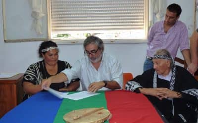 El Municipio firmó un convenio con la Comunidad Cacique Pincén