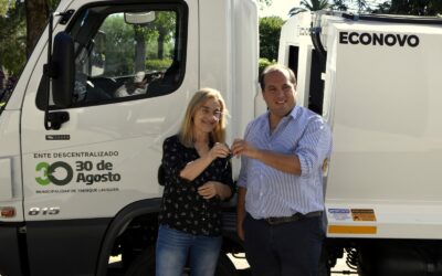 INVERSIÓN HISTÓRICA DEL MUNICIPIO EN 30 DE AGOSTO: SE SUMA AHORA UN CAMIÓN RECOLECTOR DE RESIDUOS 0 KILÓMETRO