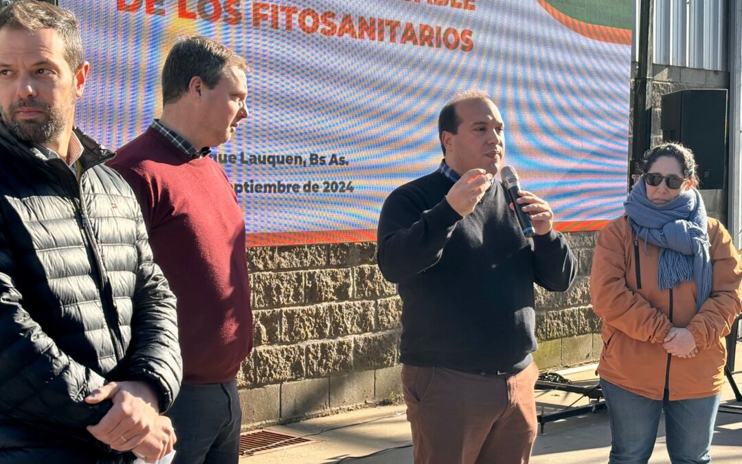 EL INTENDENTE PARTICIPÓ DE LA JORNADA “CIRCUITO RESPONSABLE DE LOS FITOSANITARIOS” Y HABLÓ DE LA IMPORTANCIA DE “UN TRABAJO COMUNITARIO CON CONCIENCIA”