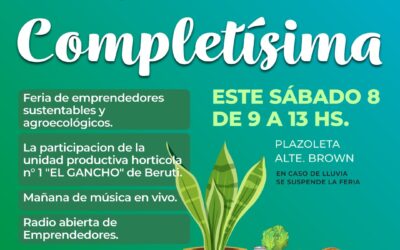 LA FERIA ECOFINES COMPLETÍSIMA ESTARÁ ESTE SÁBADO (8) EN LA PLAZOLETA ALMIRANTE BROWN CON UNA PROPUESTA AMPLIADA