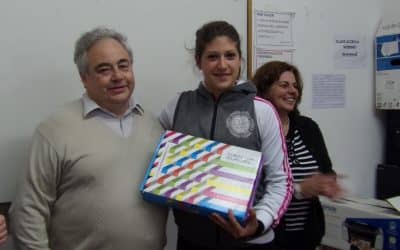 Pérez participó de un acto de entrega de computadoras de la ANSES