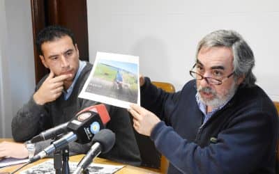 Fernández y Acervo se reunieron con las autoridades provinciales de Hidráulica