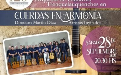 LA ORQUESTA DE GUITARRAS TRENQUELAUQUENCHES SE PRESENTARÁ ESTE SÁBADO (28) EN LA BIBLIOTECA PÚBLICA RIVADAVIA