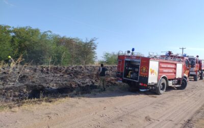 UN INCENDIO EN MARI LAUQUEN AFECTÓ A LAS BOMBAS DE AGUA: HABRÁ BAJA PRESIÓN EN LOS DOMICILIOS Y SE SOLICITA CUIDAR EL CONSUMO