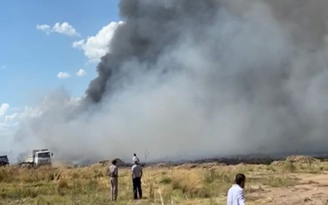 UN INCENDIO EN EL BASURAL FUE CONTROLADO POR BOMBEROS VOLUNTARIOS Y PERSONAL MUNICIPAL: AGRADECIMIENTO AL ESFUERZO Y COMPROMISO