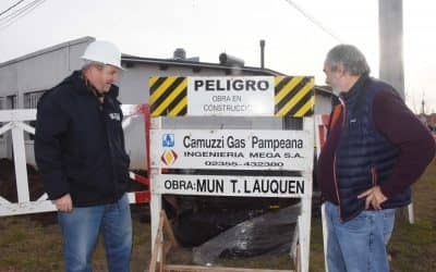 Tras una lucha histórica se realizó hoy (martes) el lanzamiento de la obra de gas para tres barrios de Trenque Lauquen