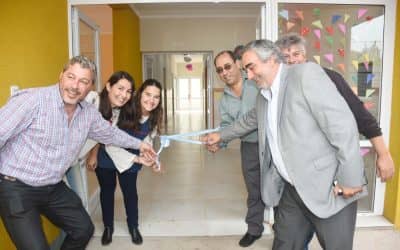 Se inauguró hoy (martes) el nuevo edificio del jardín Maternal Municipal de Berutti