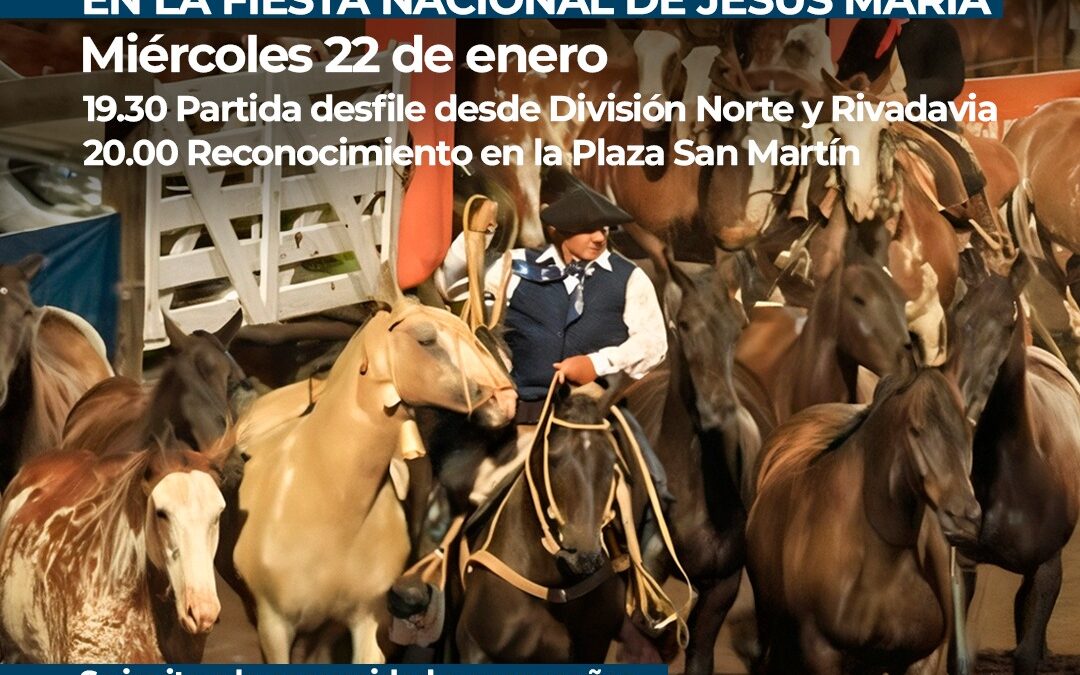 RECIBIMIENTO A JUAN VARELA, GANADOR CON SU TROPILLA ENTABLADA EN EL FESTIVAL NACIONAL DE JESÚS MARÍA