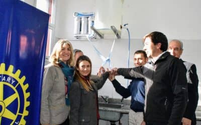 Se inauguró una planta de ósmosis inversa en el CEPT nº 11 de Martín Fierro