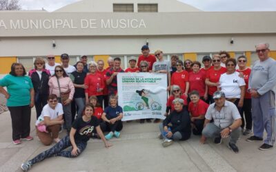 CAMINATA Y EJERCICIOS EN EL PARQUE MUNICIPAL POR LA SEMANA DE LA MOVILIDAD URBANA SUSTENTABLE