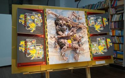 LA BIBLIOTECA RIVADAVIA RECIBIÓ EN DONACIÓN UNA OBRA DEL ARTISTA ERNESTO GARCÍA GARONE: SE REALIZÓ LA PRESENTACIÓN DEL MURAL