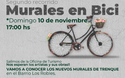 “MURALES EN BICI”, OTRA PROPUESTA PARA COMPARTIR EN FAMILIA Y  CONOCER LOS MURALES QUE SE PINTEN EN EL BARRIO LOS ROBLES