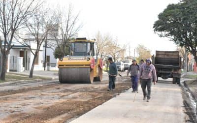 El Municipio inició la pavimentación de la Calle Maldonado