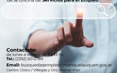 NUEVAS BÚSQUEDAS LABORALES EN LA OFICINA DE SERVICIOS PARA EL EMPLEO