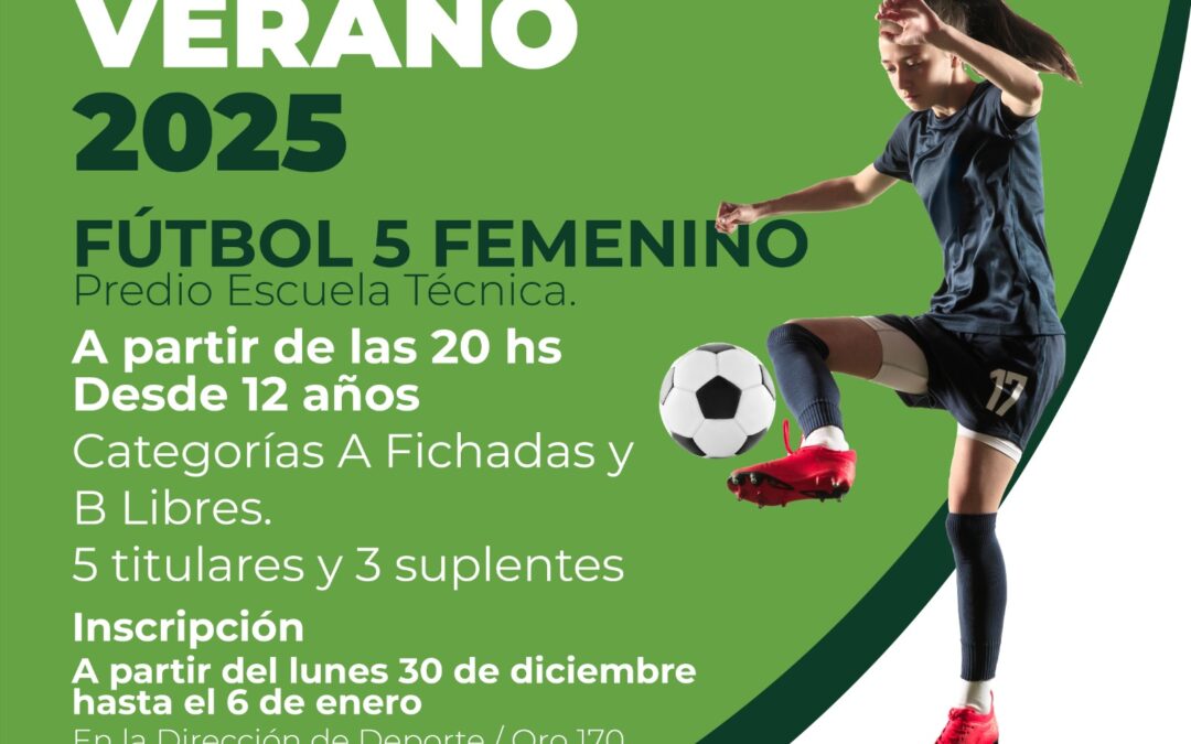 EL LUNES PRÓXIMO (30) LA DIRECCIÓN DE DEPORTE ABRE LA INSCRIPCIÓN PARA LAS OLIMPÍADAS DE VERANO