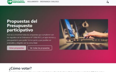 PRESUPUESTO PARTICIPATIVO: LAS 12 PROPUESTAS PARA ELEGIR Y VOTAR