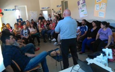 Se realizó una charla de RCP en la Escuela Municipal de Berutti