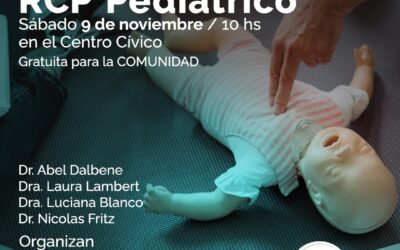 JORNADA DE RCP PEDIÁTRICO, ESTE SÁBADO (9) EN EL CENTRO CÍVICO ABIERTA Y GRATUITA PARA TODA LA COMUNIDAD