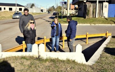 30 DE AGOSTO Y GARRÉ: OBRAS PARA DAR MEJORES SERVICIOS EN LAS LOCALIDADES DEL DISTRITO