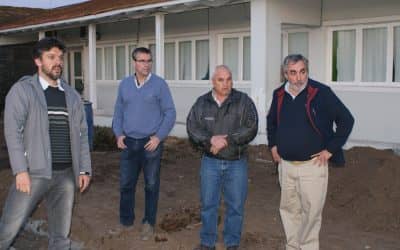 El Intendente recorrió las obras del hospital y viviendas de 30 de Agosto