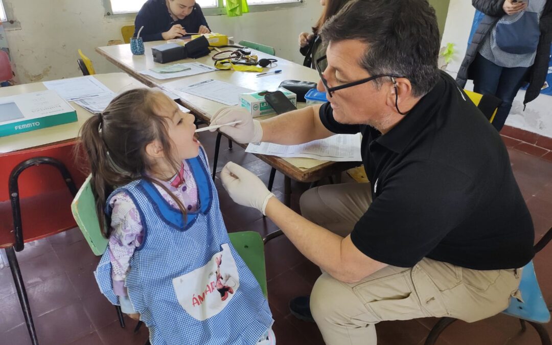 JORNADA DE SALUD RURAL EN PRIMERA JUNTA CON EL ACOMPAÑAMIENTO DE LAS FAMILIAS DEL SECTOR: SE REALIZARON CONTROLES Y TAREAS DE PREVENCIÓN