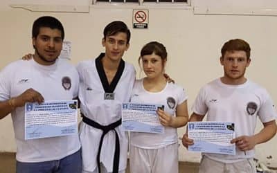 Alumnos deTaekwondo del Chiquito Tello participaron de un Taller en La Pampa