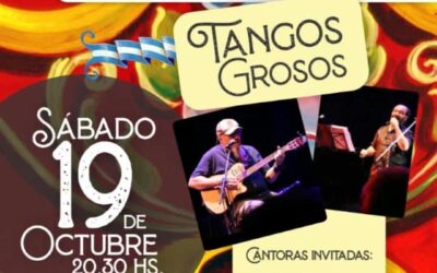 ESTE SÁBADO (19) SE PRESENTA “TANGOS GROSOS” EN LA BIBLIOTECA PÚBLICA RIVADAVIA