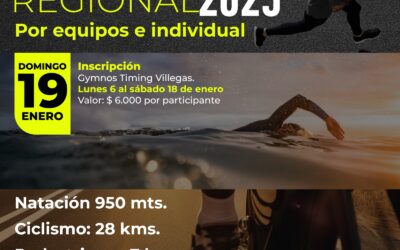 TRIATLÓN REGIONAL 2025 INDIVIDUAL Y POR EQUIPOS: EL PRÓXIMO LUNES (6) SE ABRIRÁ LA INSCRIPCIÓN Y LA PRUEBA SE DISPUTARÁ EL DOMINGO 19 DE ENERO