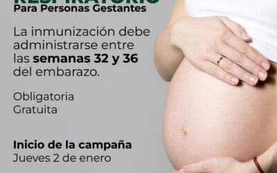 SE INICIÓ LA CAMPAÑA DE VACUNACIÓN EN EMBARAZADAS CONTRA EL VIRUS SINCICIAL RESPIRATORIO (VSR)