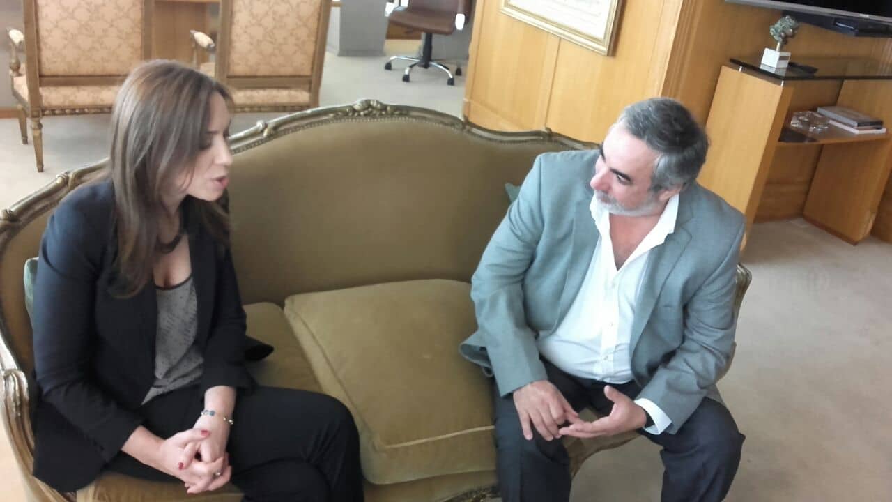 Fernández se reunió hoy con la Gobernadora Vidal