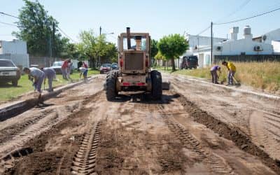 El Municipio avanza con trabajos de pavimento en distintos sectores