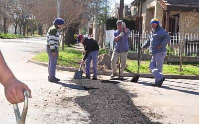 Continúa el plan de conservación del pavimento en la ciudad