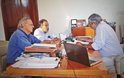 Fernández se reunió con representantes de la Cooperativa de Electricidad