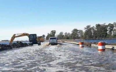 Vialidad Nacional informa sobre un corte en Ruta 5 por inundaciones