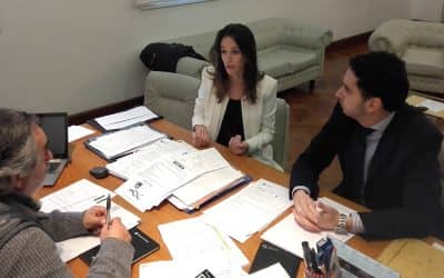 Fernández se reunió con funcionarios del Ministerio de Justicia para crear un CAVAJ