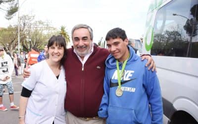 Fernández recibió a los finalistas de los Juegos Bonaerenses 2017