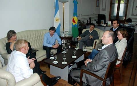 Ombroni y Fabris realizaron gestiones en La Plata
