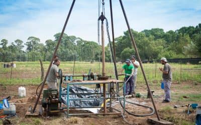 La Comuna realiza 6 perforaciones de agua potable en el sector norte
