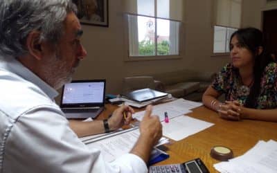 Fernández se reunió con la Jefa regional de ANSES